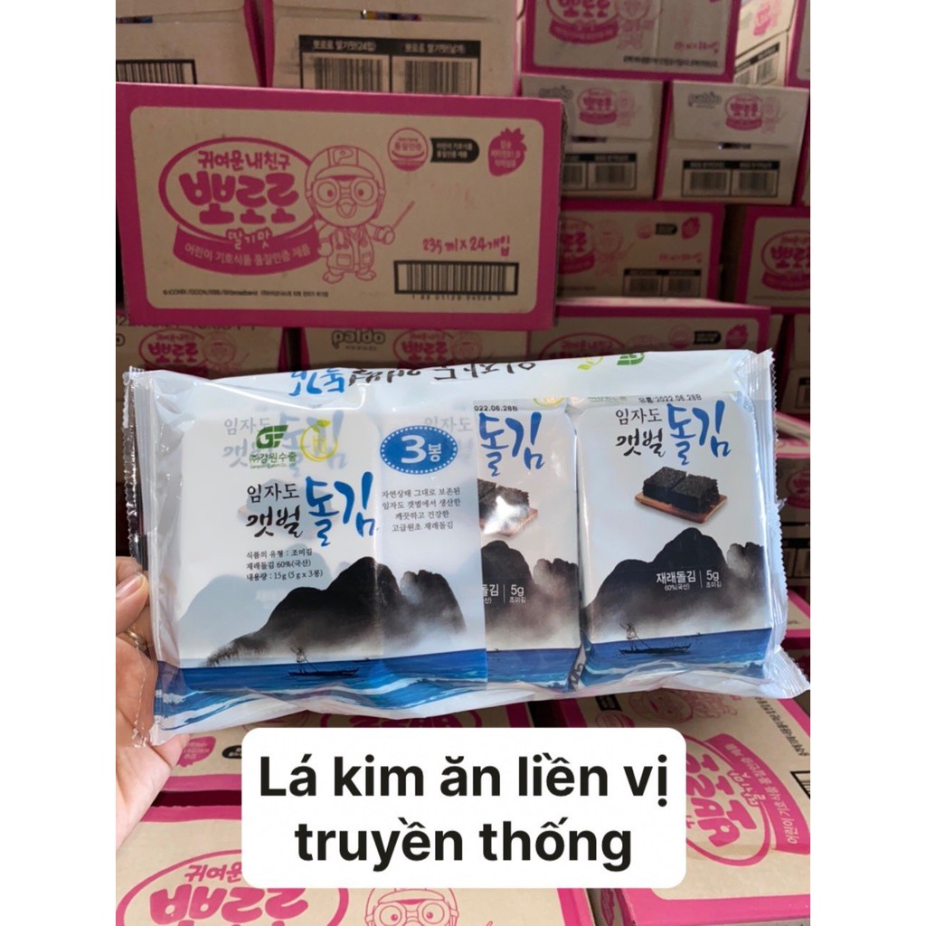 LÁ KIM ĂN LIỀN VỊ DẦU OLIU VÀ TRUYỀN THỐNG HÀN QUỐC 4.5G