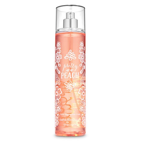 Xịt thơm toàn thân Pretty As Peach Fine Fragrance Mist - Bath & Body Works | Thế Giới Skin Care
