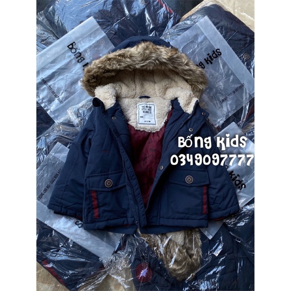 Áo Parka Bé Trai Logo Khủng Long Navy MTL
