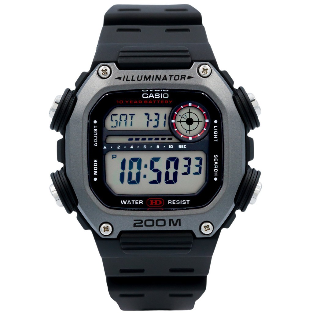 Đồng hồ nam dây nhựa Casio Standard chính hãng Anh Khuê DW-291H-1AVDF (50mm)