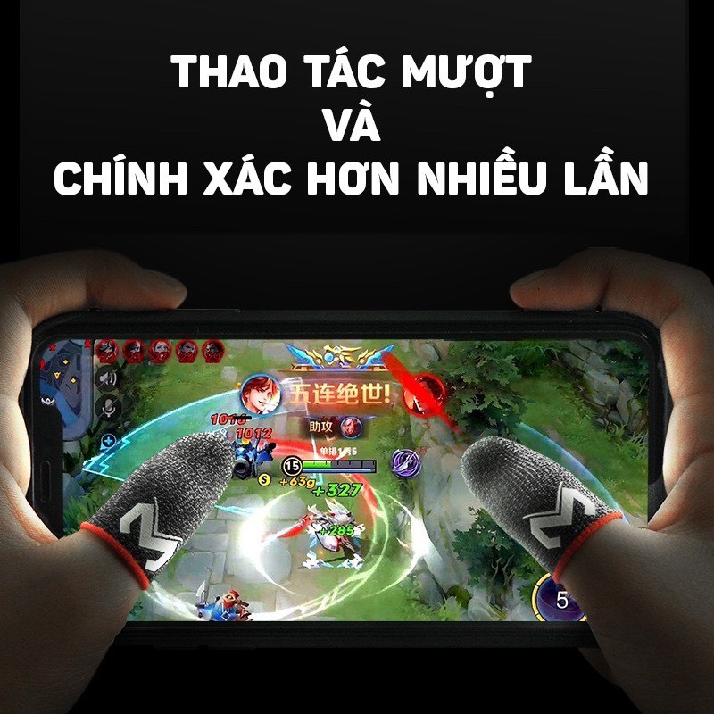 Bộ găng tay chống mồ hơi tay khi chơi PUBG, CFL, Liên Quân... cực hot