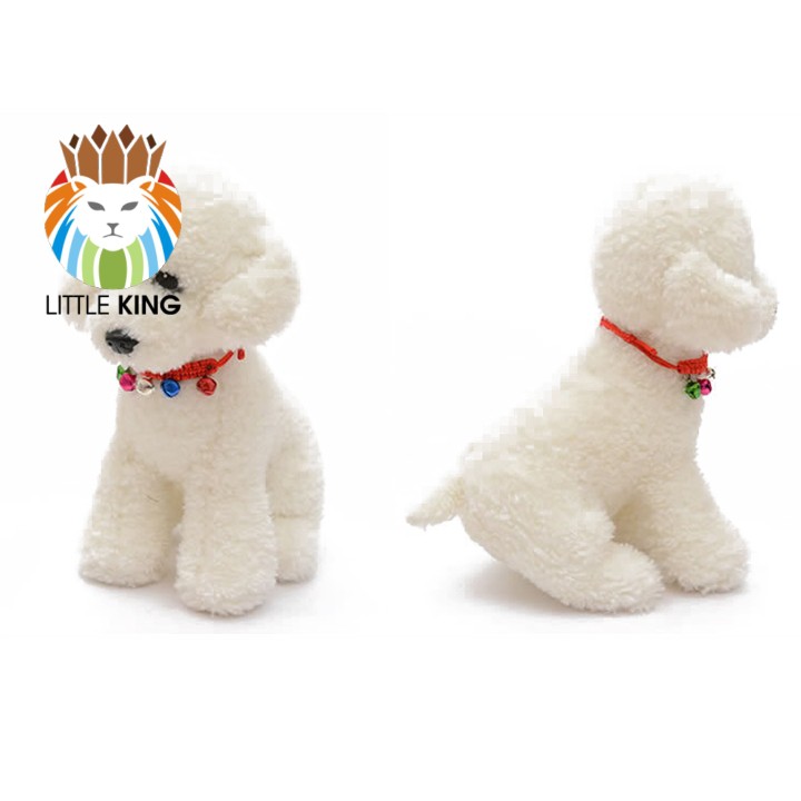 Vòng cổ cho chó mèo, vòng cổ 5 chuông nhiều màu sắc cho chó mèo cỡ nhỏ Little King pet shop