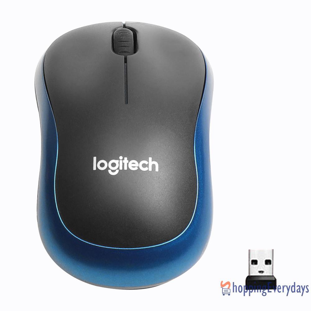 SV Chuột Quang Không Dây Logitech M185 2.4 Ghz 1000dpi 3 Nút Bấm