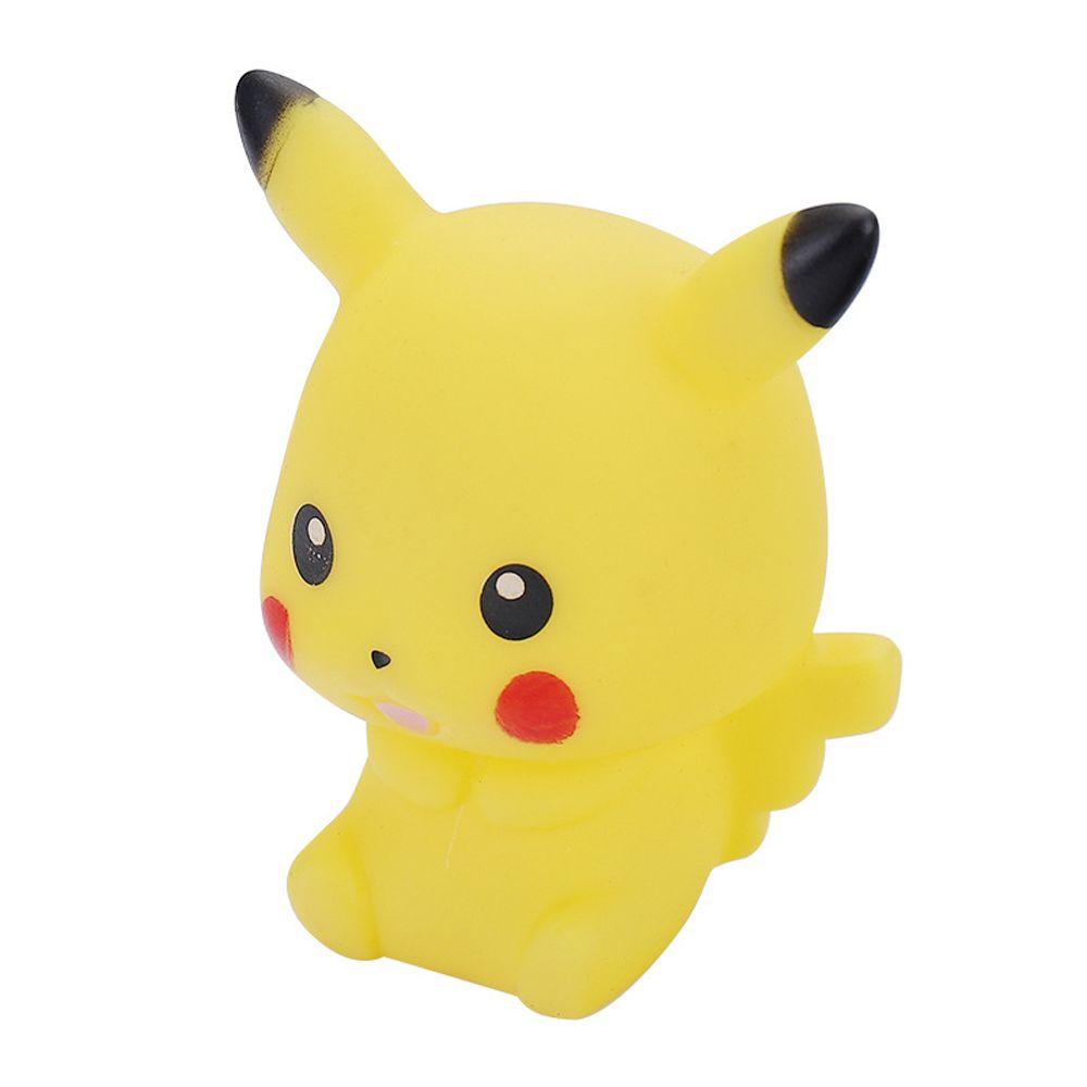 Đồ Chơi Nắn Bóp Đàn Hồi Giảm Stress Hình Pikachu Bằng Cao Su Mềm