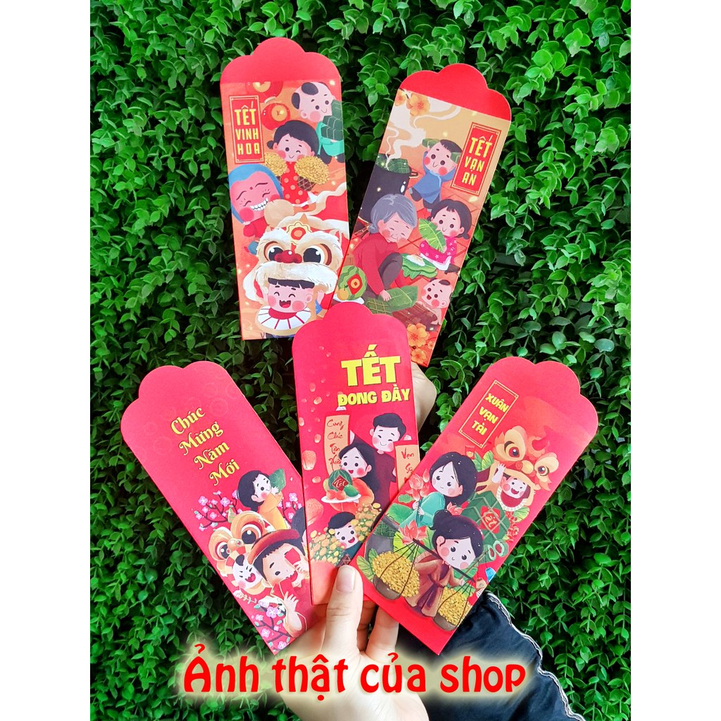 Bộ 100 Lì Xì Tết Vinh Hoa