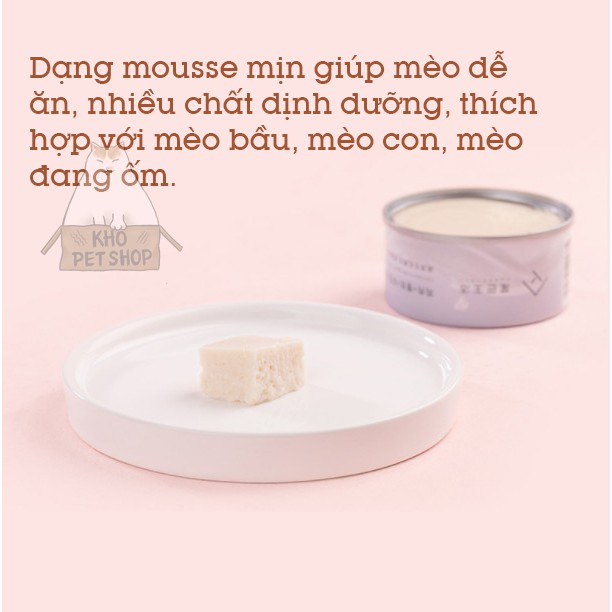 Thức ăn mèo Pate Furry Tail dạng mousse