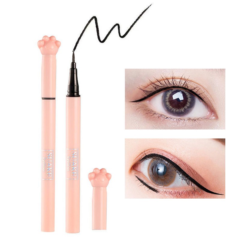 Bút kẻ mắt chống nước lâu trôi thiết kế chân mèo đáng yêu