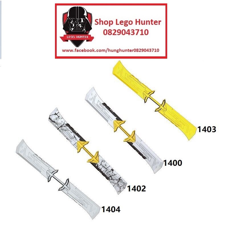 Lego Marvel Superheroes Bigfig Phụ kiện : Double Edge Sword - vũ khí của Thanos