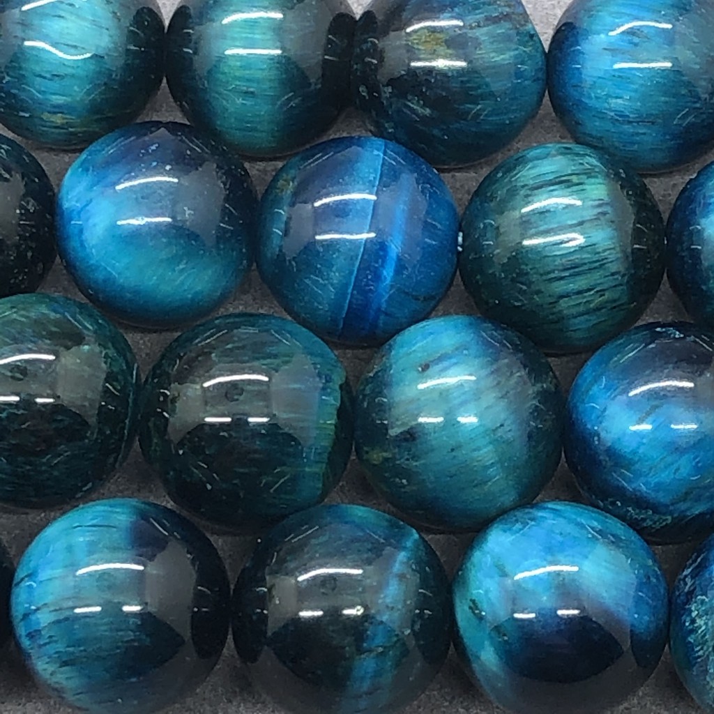 Chuỗi Hạt Đá Mắt Hổ Tự Nhiên 4-14mm Dùng Làm Vòng Đeo Tay Diy