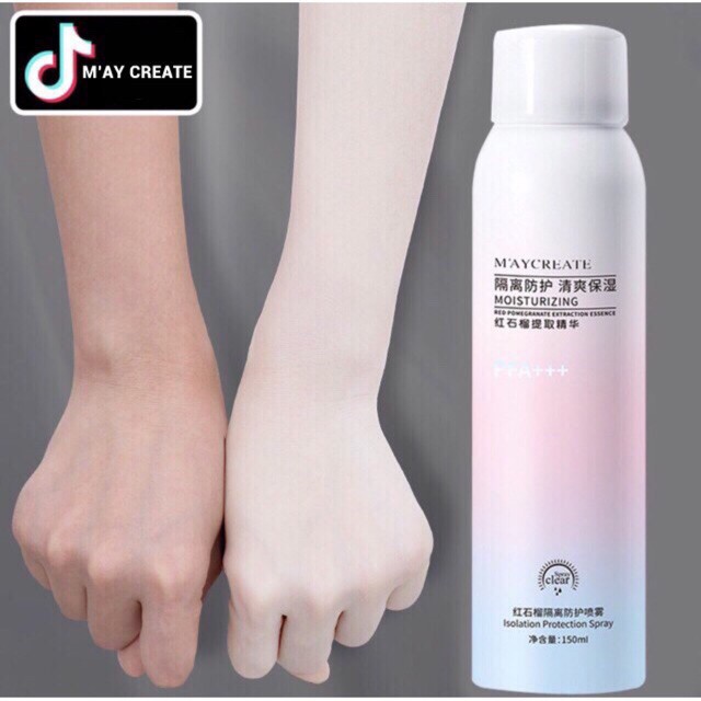 💝 FREESHIP 💝 Xịt Chống Nắng Trắng Da Chính Hãng Maycreate 150ml | BigBuy360 - bigbuy360.vn