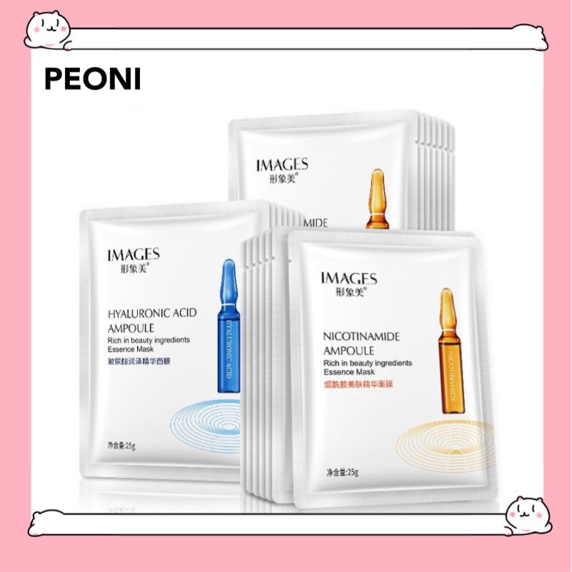 Mặt Nạ Giấy Cấp Nước Làm Sáng Da Săn Da Chống Lão Hóa Cung Cấp HA Cho Da Đều Màu Căng Mịn