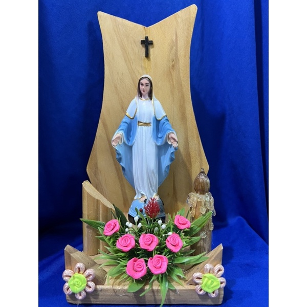 Tượng công giáo- bàn thờ công giáo, đức mẹ lòng thương xót chúa cao 25cm