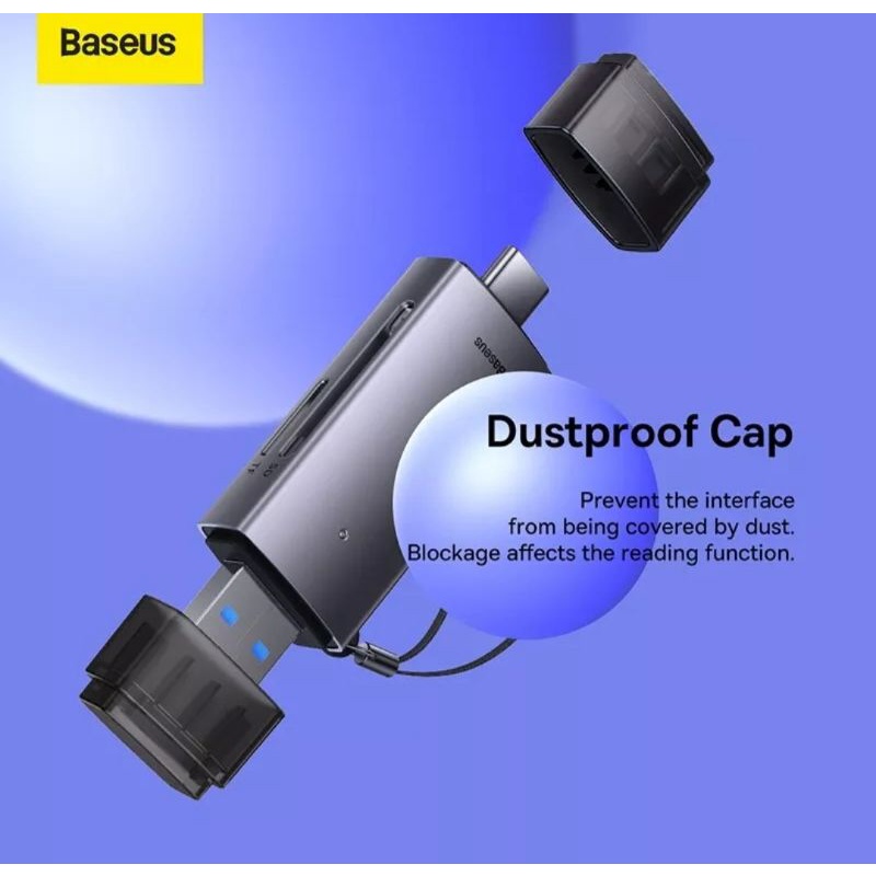 Đầu Đọc Thẻ Nhớ Usb 3.0  BASEUS Cho Máy Tính/Điện Thoại
