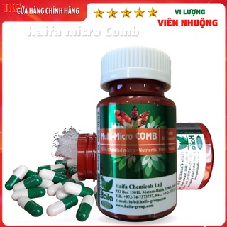 Combo 5 viên: phân bón vi lương haifa multi- micro comb - 1 viên 4 lít nước