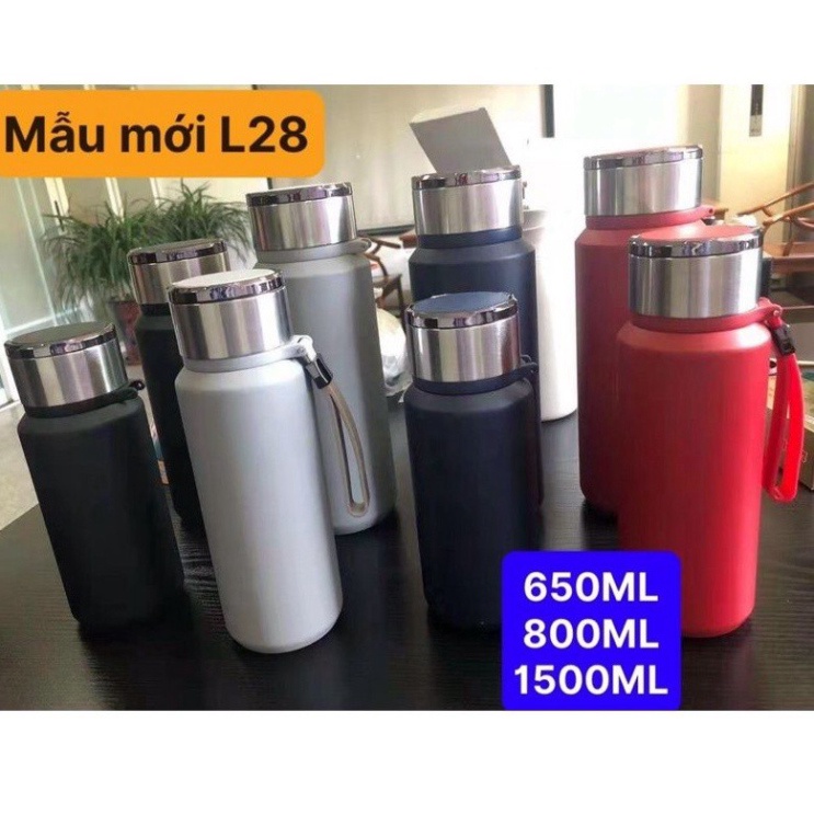 Bình giữ nhiệt cao cấp inox 304 WL28 600-850-1500ml Sasa shop