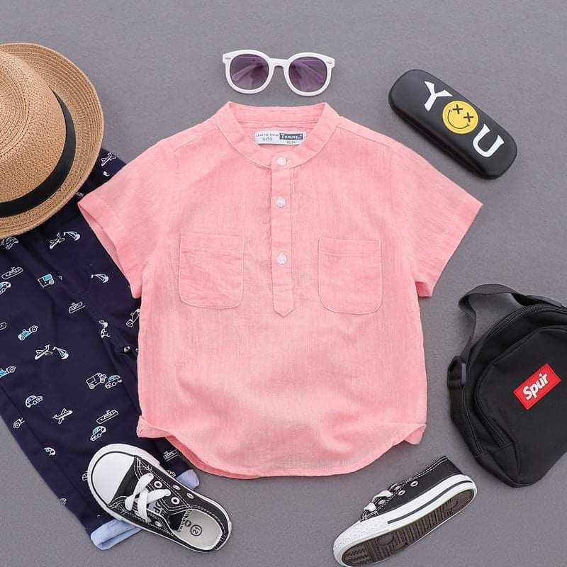 ÁO SƠ MI ĐŨI BÉ TRAI VÀ BÉ GÁI