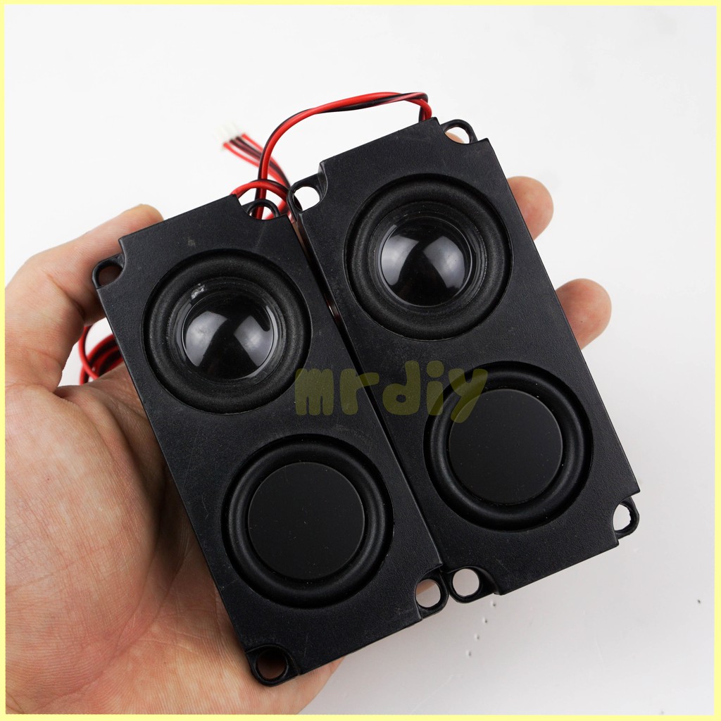 Cụm Loa Toàn Dải 3w x2  Có Màng Bass Cộng Hưởng