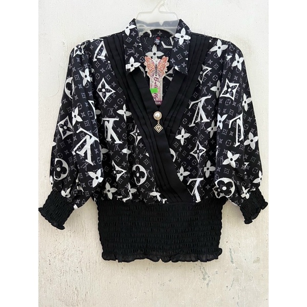 Áo sơ mi nữ bo lai dấu bụng