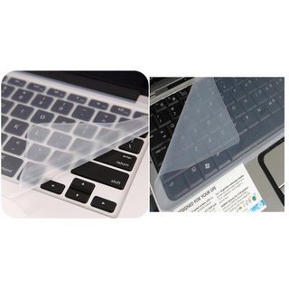 Combo 2 tấm Silicon bảo vệ bàn phím cho Laptop kích thước 35cm x13cm