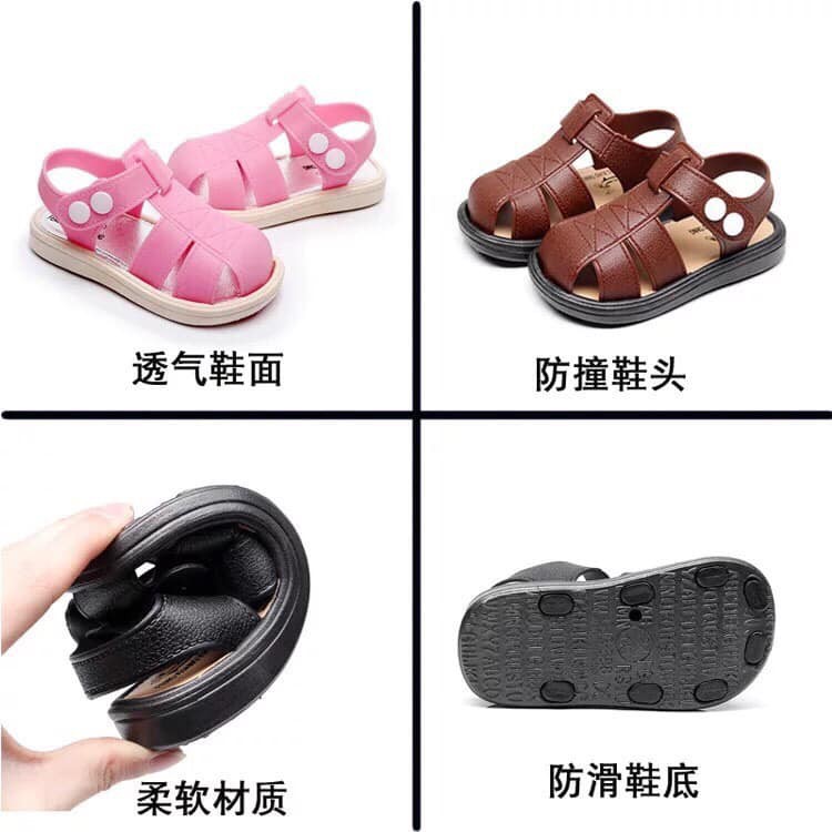 sandal bịt mũi cho bé trai bé gái