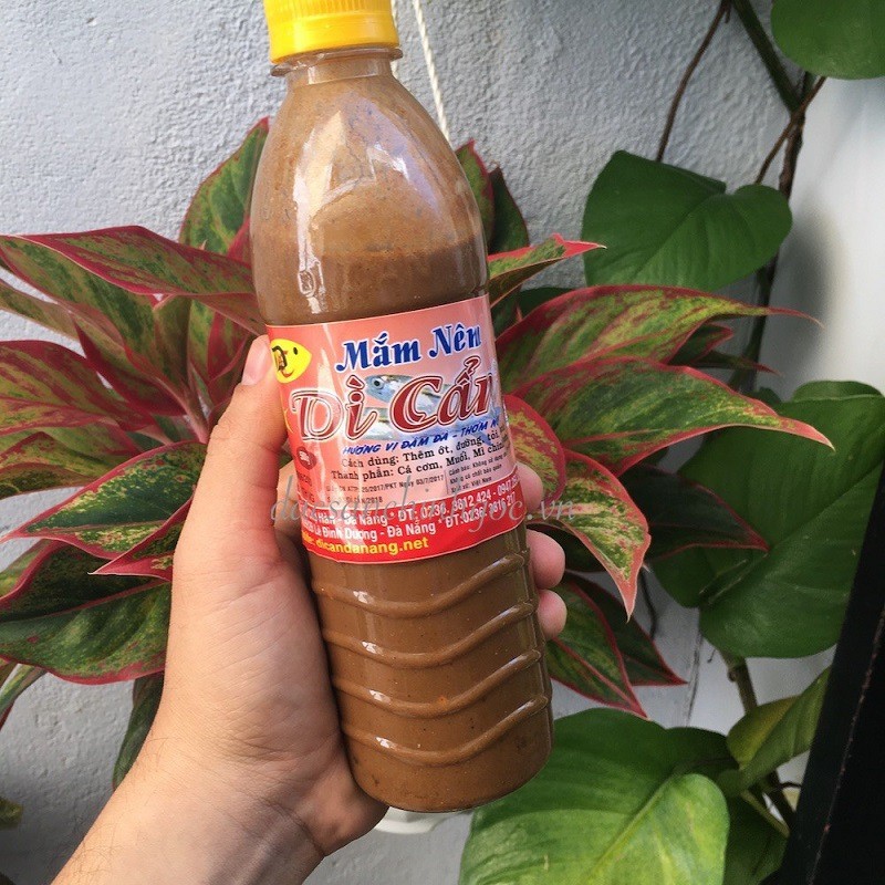 Mắm nêm dì cẩn 500gr, mắm nêm dì cẩn đà nẵng chuẩn mắm dì cẩn đặc sản nổi tiếng Đà Nẵng