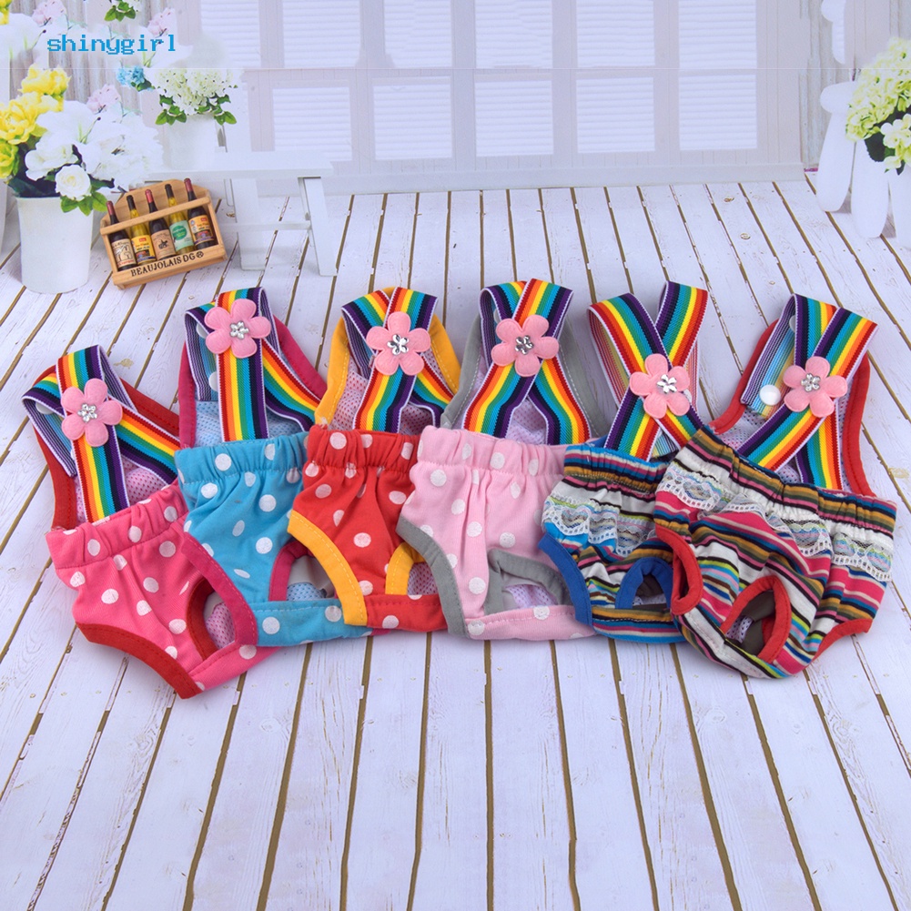 Quần Tã Họa Tiết Chấm Bi Thời Trang Cho Thú Cưng