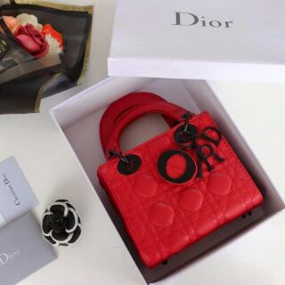 Túi xách Dior LADY AC86.Khoá đen