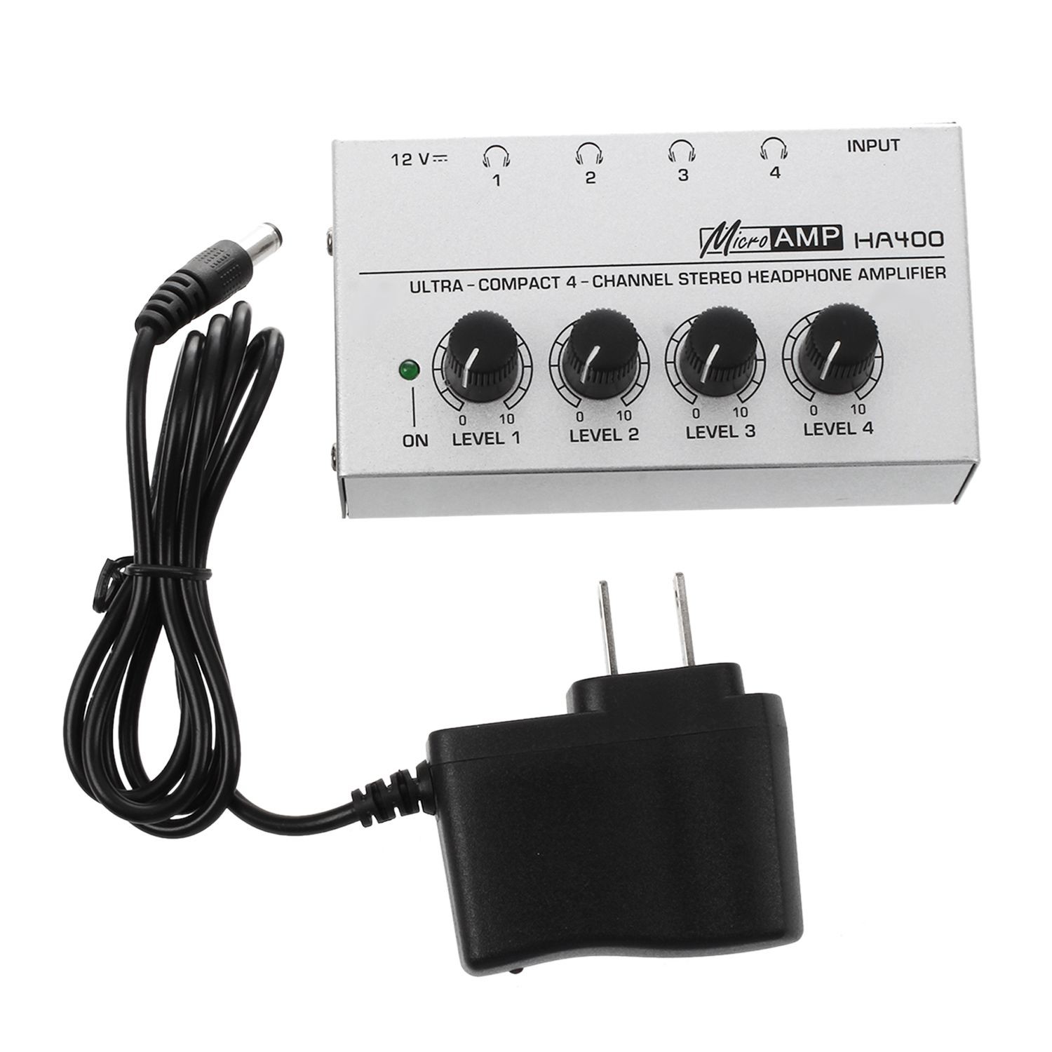 *In stock*HA400 4 Channel Ultra-compact Headphone Audio Stereo Amp Microamp Amplifier