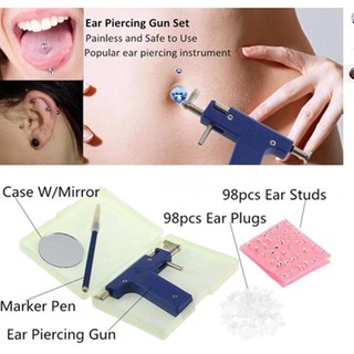 Dụng cụ bấm lỗ tai chuyên nghiệp, kèm 98 cây đinh bắn