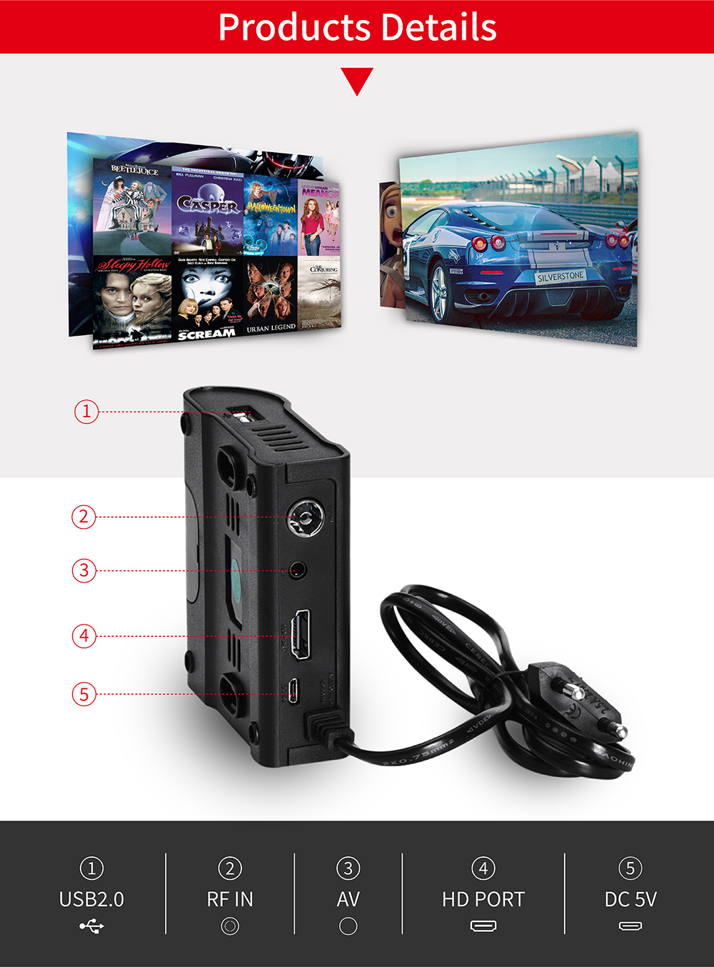 Bộ Thiết Bị Thu Tín Hiệu Vệ Tinh Dvbt2 Tv Box Dvbt2 Kết Nối Wifi Iptv M3U Youthot Iptv4K T9 Android Vimax Kèm Phụ Kiện