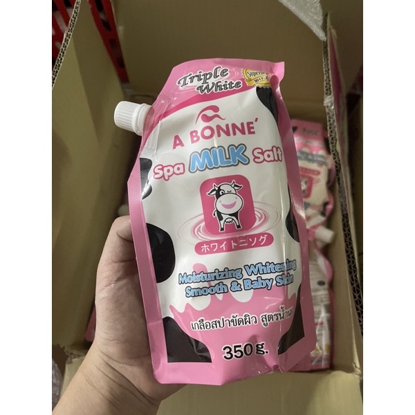 Muối Tắm Sữa Bò Tẩy Tế Bào Chết A Bonne Spa Milk Salt Thái Lan 350gr | BigBuy360 - bigbuy360.vn