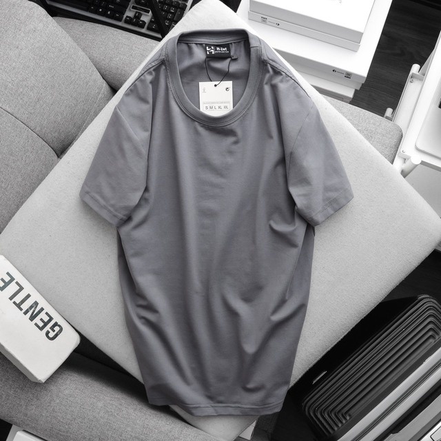 Áo trơn nam vải 100% cotton, vải mềm mịn mát | BigBuy360 - bigbuy360.vn
