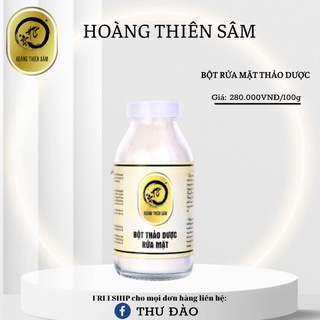 Bột rửa mặt 100g - hoàng thiên sâm