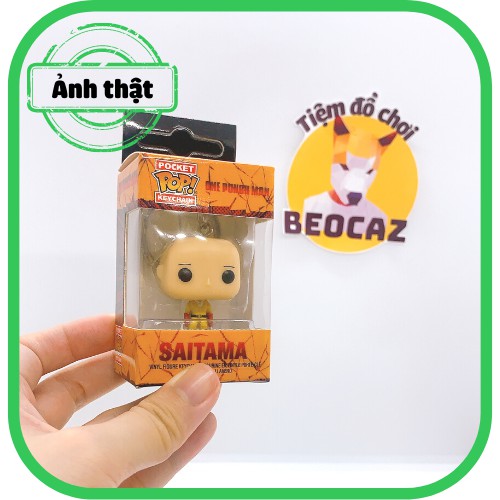 [Ship Hỏa Tốc][Full Box] [Tặng Hộp Bảo Vệ] Móc khoá Funko dễ thương nhân vật Saitam One Punch Man Chỉ Một Cú Đấm