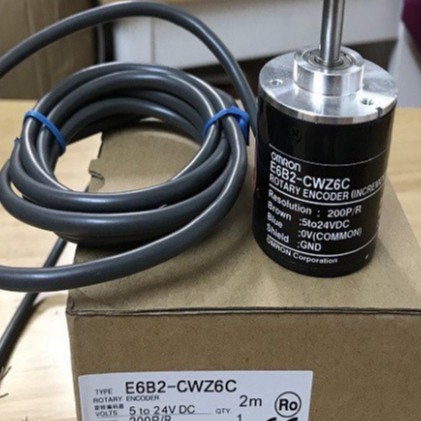 Encoder Omron E6B2-CWZ6C 200 xung (200P/R) nguồn 5-24VDC