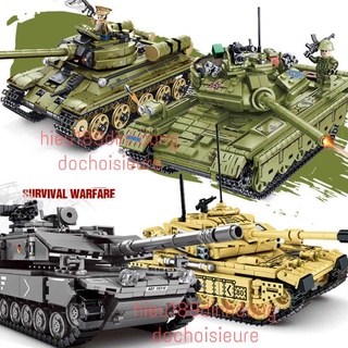 Lắp ráp xếp hình Xe tank 101038