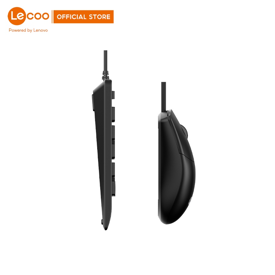 Bộ bàn phím chuột văn phòng có dây Lecoo CM103, thiết kế nhỏ gọn cho văn phòng
