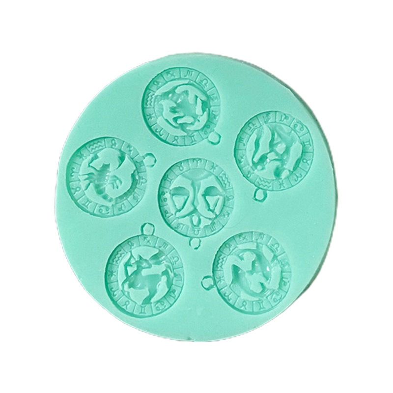 Khuôn Silicone Làm Móc Khóa Hình 12 Chòm Sao