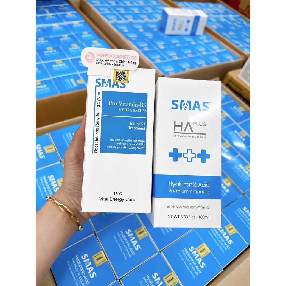 Serum Cấp Ẩm Phục Hồi Giảm Mụn Trắng Da SMAS Pro Vitamin B5 Hydra 120ML Hàng Nhập Khẩu Chính Hãng