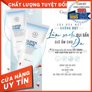 [HÀNG NHẬP KHẨU] Sữa rửa mặt dạng kem không bọt Cosmeheal Super Shine Gentle Milk Cleanser 120ml