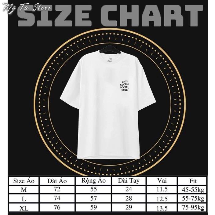 Áo thun Unisex Anti Social Soical Club Hoạt Tiết 004