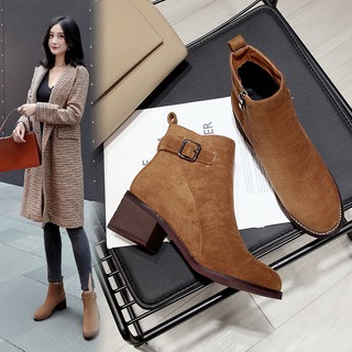 Tính năng❤Giày bốt cao gót thời trang dành cho nữ