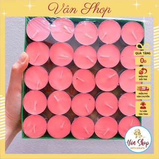 Nến bơ sạch tealight 100 viên không mùi không khói đen, thân thiện với môi trường