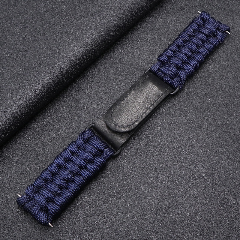Dây Đeo Tay 20mm 22mm Bằng Nylon Bện Cho Đồng Hồ Thông Minh Samsung Galaxy Watch 3 41 45mm Huawei Watch GT3 GT 2e GT2
