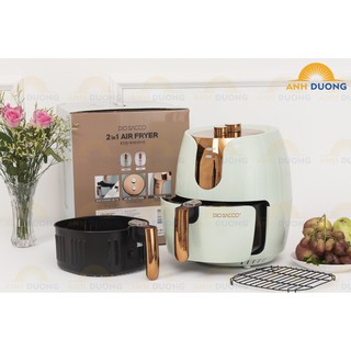 Nồi Chien DIO BACCO 7Lít 2in1 Màu Vàng Kim