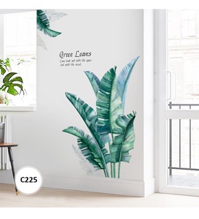 Decal chùm lá vẽ phong cách mới
