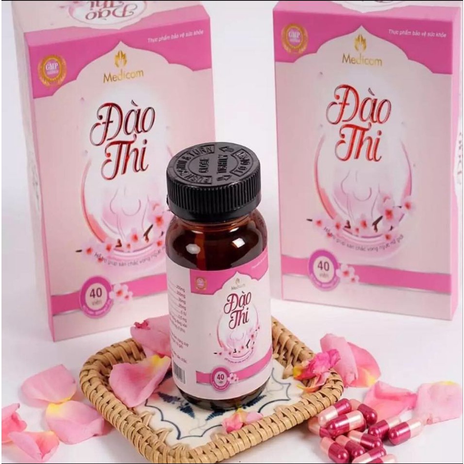 ❤️ Combo 2 Hộp Đào Thi Uống + Tặng Kèm Serum Massage Ngực+ Thước đo