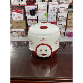 Nồi cơm điện happycook 1.8 lít hc-180a đỏ made in indonesia - hàng trưng bày