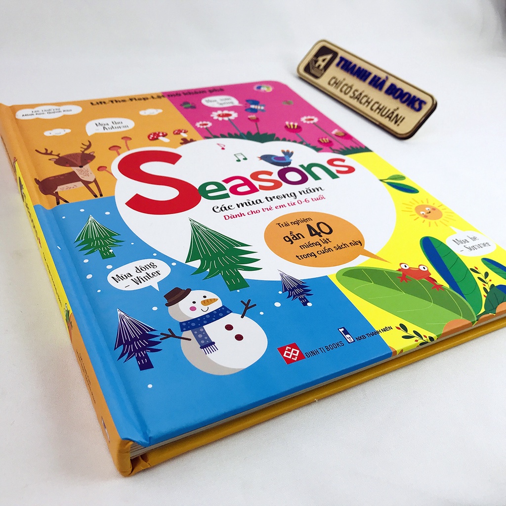 Sách - Lift-The-Flap - Lật Mở Khám Phá - Seasons - Các Mùa Trong Năm