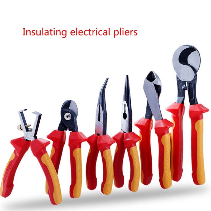 Kìm Mũi Kim Dài Cách Nhiệt Chuyên Dụng Sửa Chữa Đồ Thủ Công